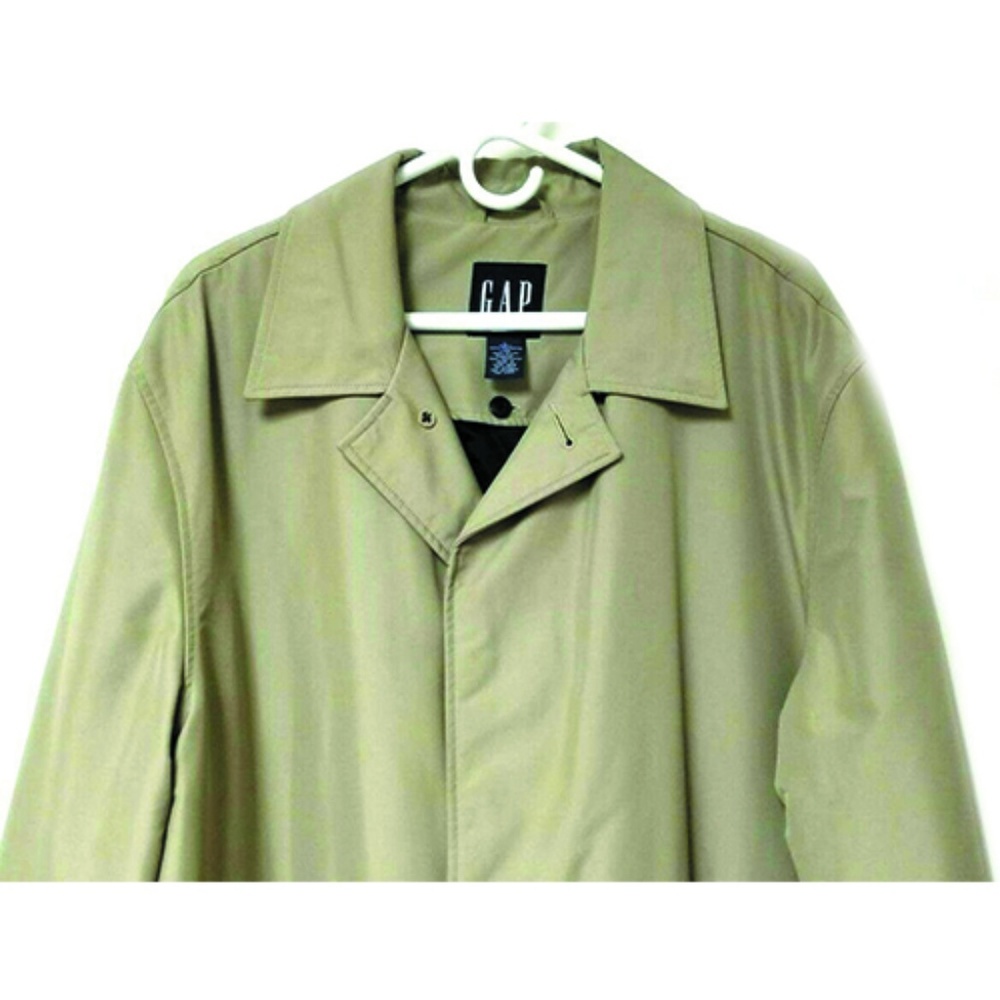 GAP Trench Rain Coat Tan Water Resistant  #D0049